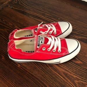 Red Converse Woman’s Shoreline Sneakers